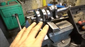 РАЗБОРКА  лодочного коленвала на 9 л