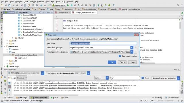 FTC Java Tutorial Part 1: MyFirstOpMode смотреть онлайн