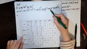 Синус, косинус, тангенс двойного угла