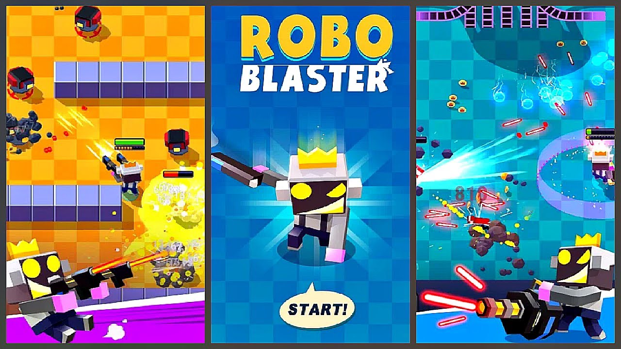 ROBO BLASTER Guns! Shoot! Boom! геймплей игры для Android🔘🔵🔴 🅰🅽🅳🆁🅾🅸🅳🅿🅻🆄🆂👹 #ROBO BLAST