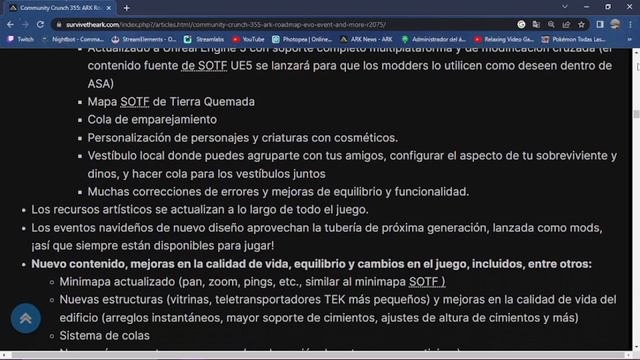 ADIOS SERVERS OFICIALES :( ARK SURVIVAL ROADMAP