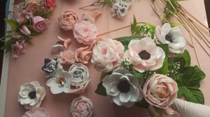 Букет из мыла с анемонами.Анемоны.Цветы из мыла.Как собрать букет.Мыльная флористика.Букет 2021