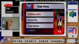 Fox Sports College Hoops '99 - N64 - Retro Sports League - Brian's House