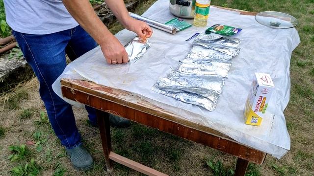 Рибальська кухня. Лящ у фользі.