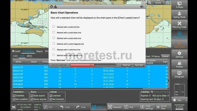 Safebridge ChartWorld eGlobe G2 ECDIS Test Answers Ответы - смотреть ...