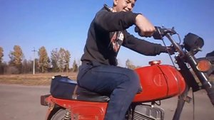 Мотоцикл Восход ,покатушки .