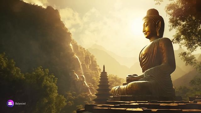 Golden Buddha - 528Hz Healing Music with Ambient Nature Sounds for Relaxing and Meditation смотреть онлайн