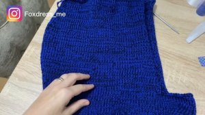 Капор спицами. Подробно. #капор