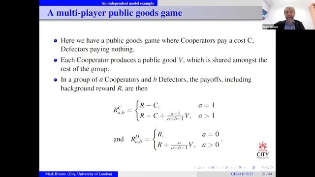 Modelling Evolution in Structured Populations Using Multiplayer Interactions, Mark Broom смотреть онлайн