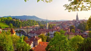 Берн, Швейцария пешеходная экскурсия 4K - Самые красивые города Швейцарии - Очаровательный город