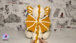 Дракон крючком, дарю МК, новый мастер-класс, дракон из плюша, обзор