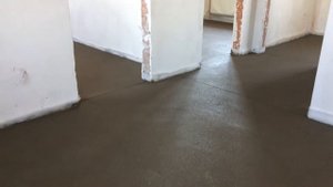 Готовая стяжка на 2-м этаже
