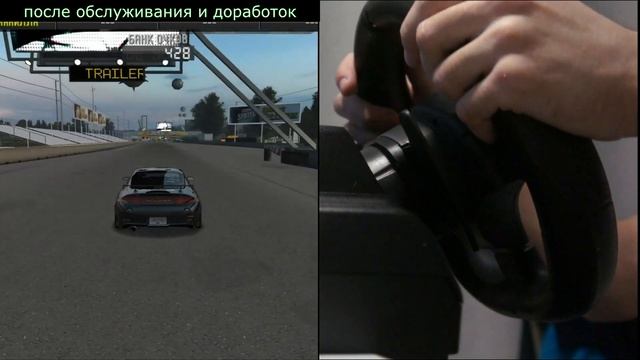 Сравнение ДО/ПОСЛЕ обслуживания и доработки руля Logitech MOMO Racing смотреть онлайн