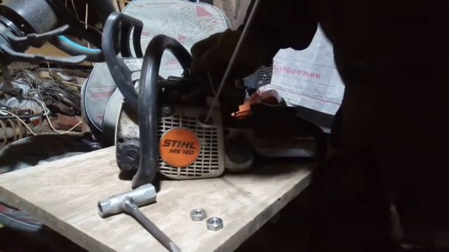 Почему не заводится моя пила Штиль MS 180 смотреть онлайн