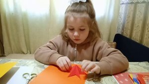 Объёмная открытка к 9 Мая . Поделка к дню Победы .