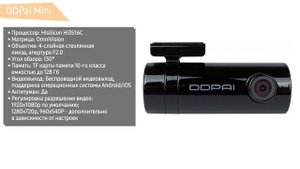 Видеорегистратор DDPai Mini