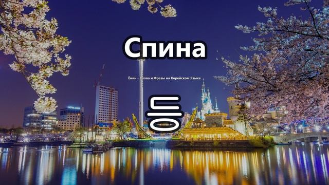 Лицо и Тело - Слова на корейском языке. Ёнин.