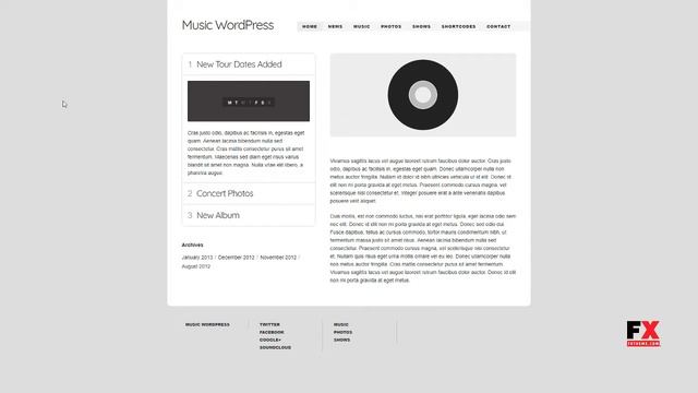 Music Wordpress Template - For Musicians / Artists Earle Bobbie смотреть онлайн