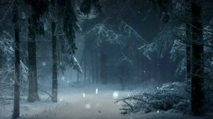 Звуки метели для глубокого сна, Успокаивающие звуки метели, Зимний лес / blizzard sounds