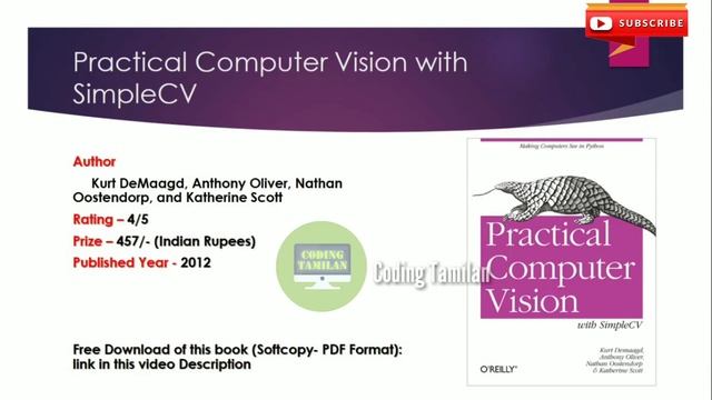 TOP 5 BOOKS TO LEARN OPENCV | Learn COMPUTER VISION | BEST COMPUTER VISION BOOKS FREE DOWNLOAD смотреть онлайн
