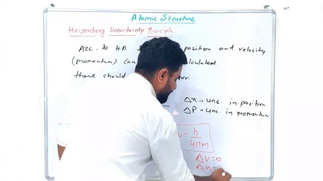 Module - 3 : Atomic Structure| Lecture -20 Heisenberg Uncertainty Principal