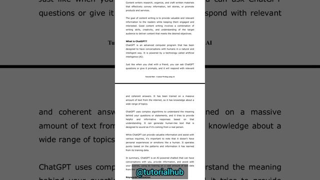 Content Writing Using AI (ChatGPT) - How chatGPT works 05 смотреть онлайн
