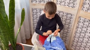 Распаковка кигуруми Стич/ unpacking kigurumi Stitch