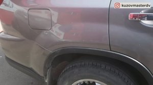 Ремонт заднего крыла Nissan X Trail Т31
