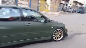 Выхлоп Mitsubishi Lancer Evolution /排气三菱