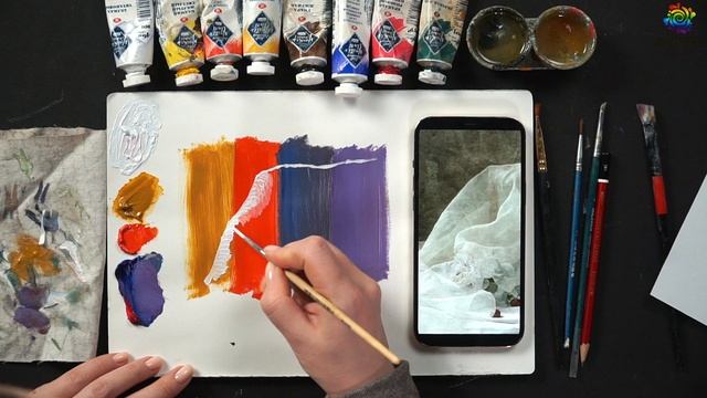 КАК рисовать ПРОЗРАЧНУЮ ТКАНЬ? Художник Надежда Ильина