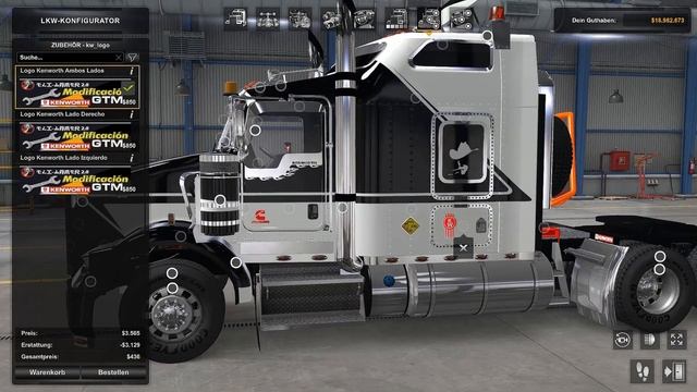 ATS Mods 4K★ 1.46 | Kenworth T800 GTM Tuning v1.0 1.46 | American Truck Simulator смотреть онлайн