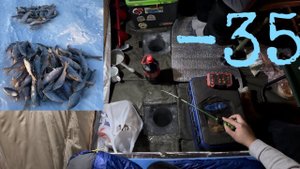 #7 Хатаска супер клев тубэстибит⛺️ Подледная рыбалка в Якутии.