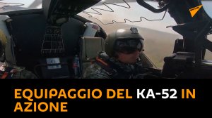 Equipaggio del Ka-52 in azione