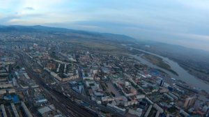 Улан-Удэ, съемка с дрона. 400 метров.