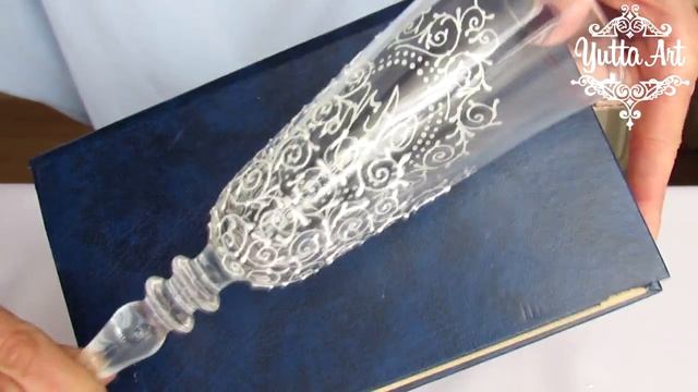 Декор свадебных бокалов. Мастер-класс смотреть онлайн