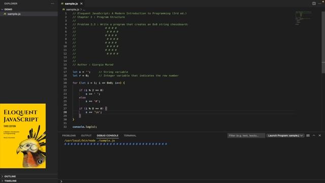 Eloquent JavaScript Problem 2.3