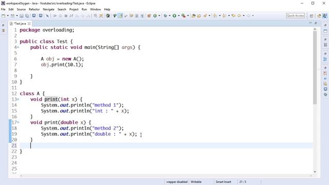 Java - Method overloading (Bangla)