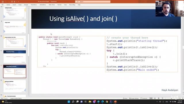 Java ծրագրավորում, դաս 18 - Threads, synchronized смотреть онлайн