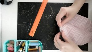 чехол для ободков крючком, с подкладом и замком