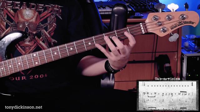 Megadeth - Take No Prisoners (Bass Cover w/tabs!) смотреть онлайн