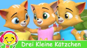 Drei Kleine Kätzchen kinderlied  KinderliederTV