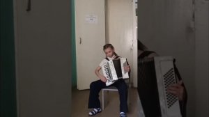 Экзамен в 1 классе музыкальной школы. Специальность аккордеон