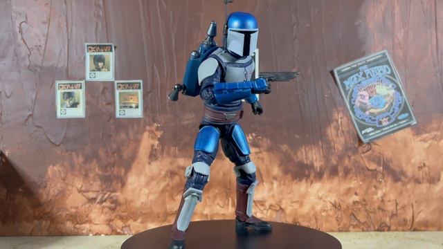 New STAR WARS BLACK SERIES Mandalorian Fleet Commander Action Figure Review
