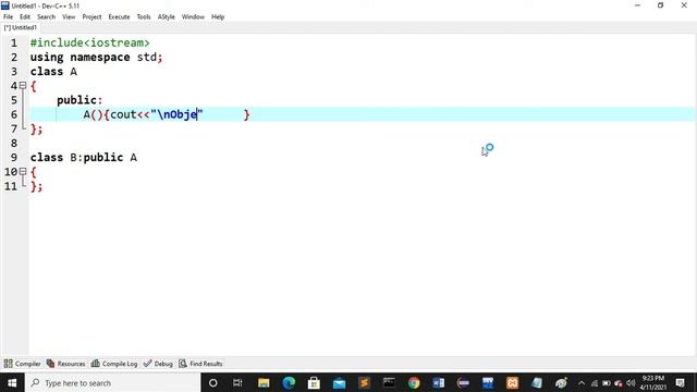 destructor in inheritance in cpp