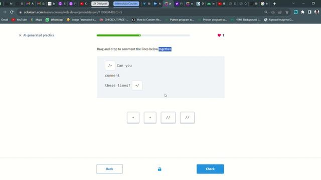 65 AI generated practice | Web Development | Sololearn Answers
