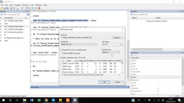 2. How to Import data (excel or csv) into STATA смотреть онлайн