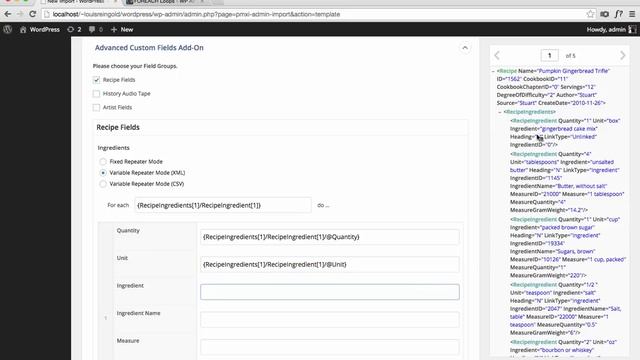 Advanced Custom Fields Add-On For WP All Import