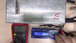 Тестер блоков питания. Запуск блока питания g1240a