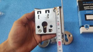 Простой врезной замок под сердцевину на деревянную, железную дверь. обзор, размерЫ