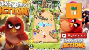 Angry Birds Action #15 Птичий Остров 53-56 lvl Геймплей Прохождение Gameplay Walkthrough ios